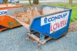 Conquip autolock steel fork lift tipping skip