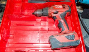 Hilti SF 6H-A22 22v cordless power drill c/w battery & carry case A936244 ** No charger **