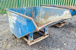 Conquip autolock steel fork lift tipping skip A750351