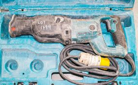 Makita JR3050T 110 volt reciprocating saw  c/w carry case