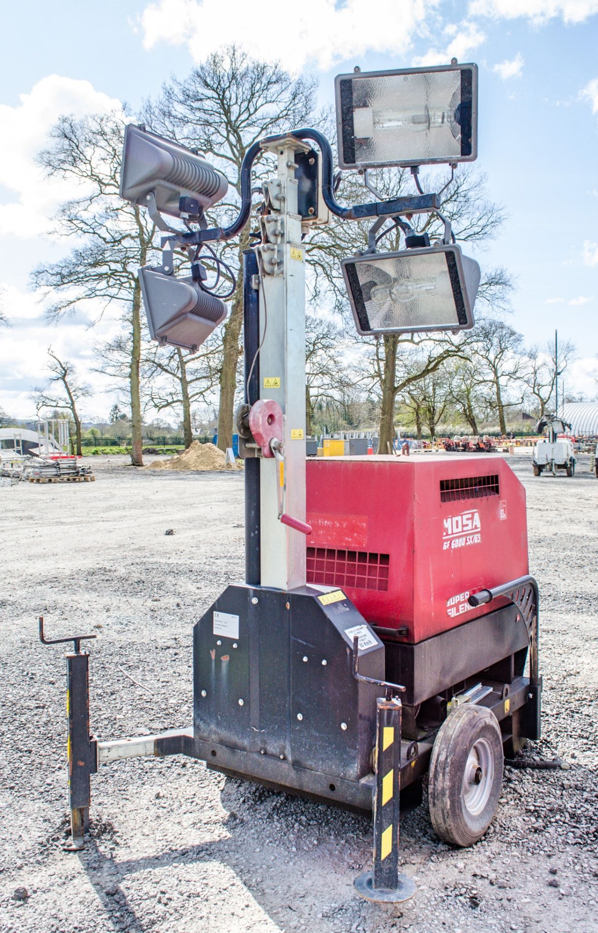 Mosa GE6000 SX/GS diesel driven lighting tower/generator Year: 2013 S/N: 27926 Recorded Hours: - Image 2 of 5