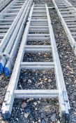 3 stage extending aluminium ladder 1306-1057