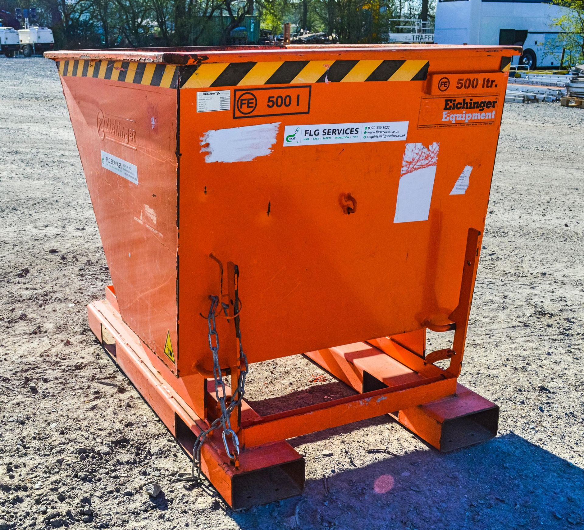 Eichinger fork lift tipping skip - Image 2 of 2