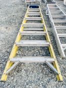 8 tread aluminium step ladder