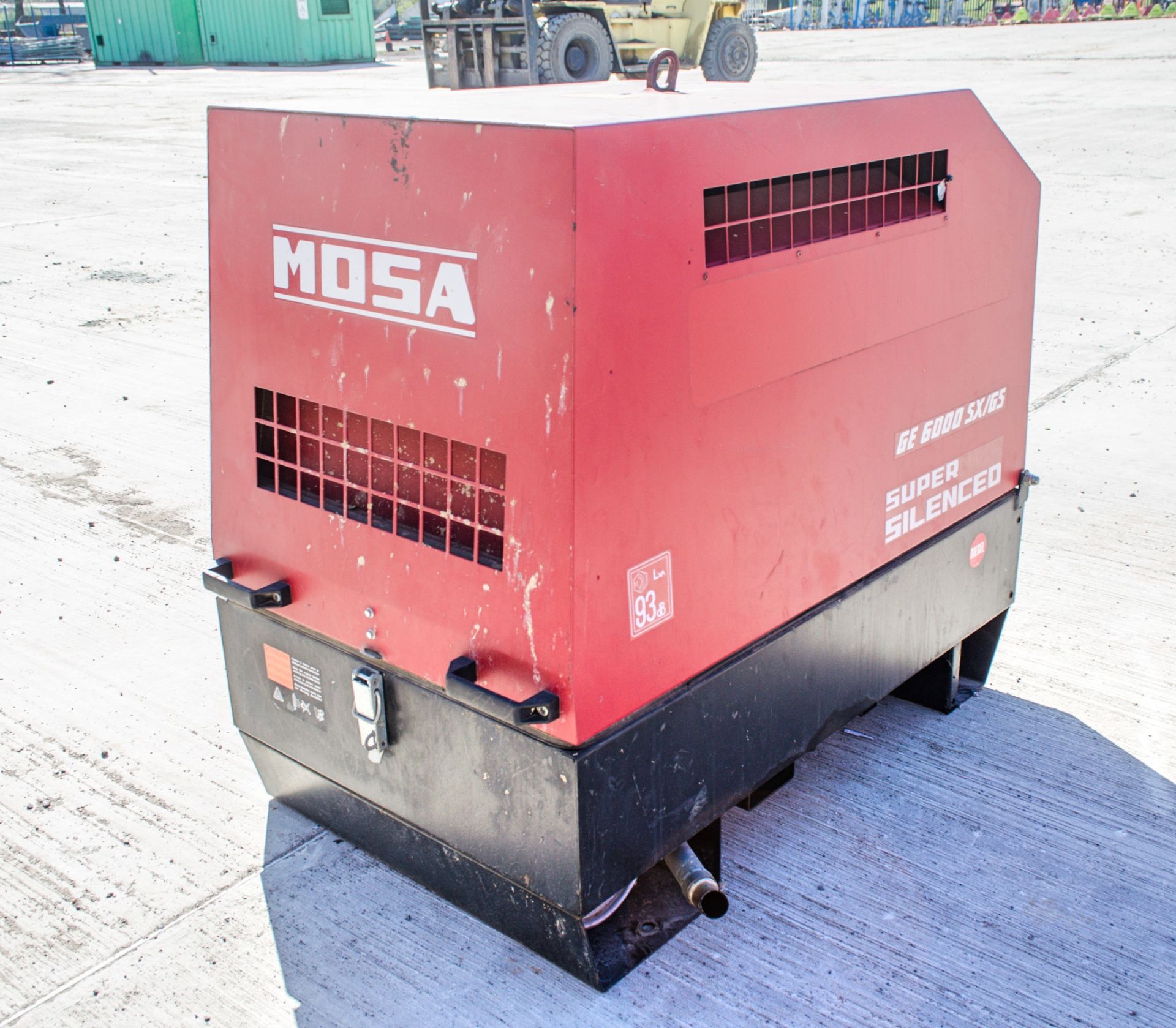Mosa GE6000 SX/GS diesel driven generator Year: 2013 S/N: 044587 Recorded Hours: 485 - Image 2 of 4