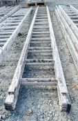 2 stage extending aluminium ladder 1309-0931