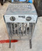 Rhino FH3 240v fan heater 1827-0728