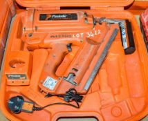 Paslode Impulse IM350/90 CT cordless nail gun c/w 2 batteries, charger & carry case 04220209