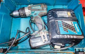 Makita HP458 18v cordless power drill c/w 2 - batteries, charger & carry case SESE0011901