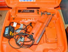 Paslode IM350/90CT cordless nail gun c/w battery, charger & carry case 04220280