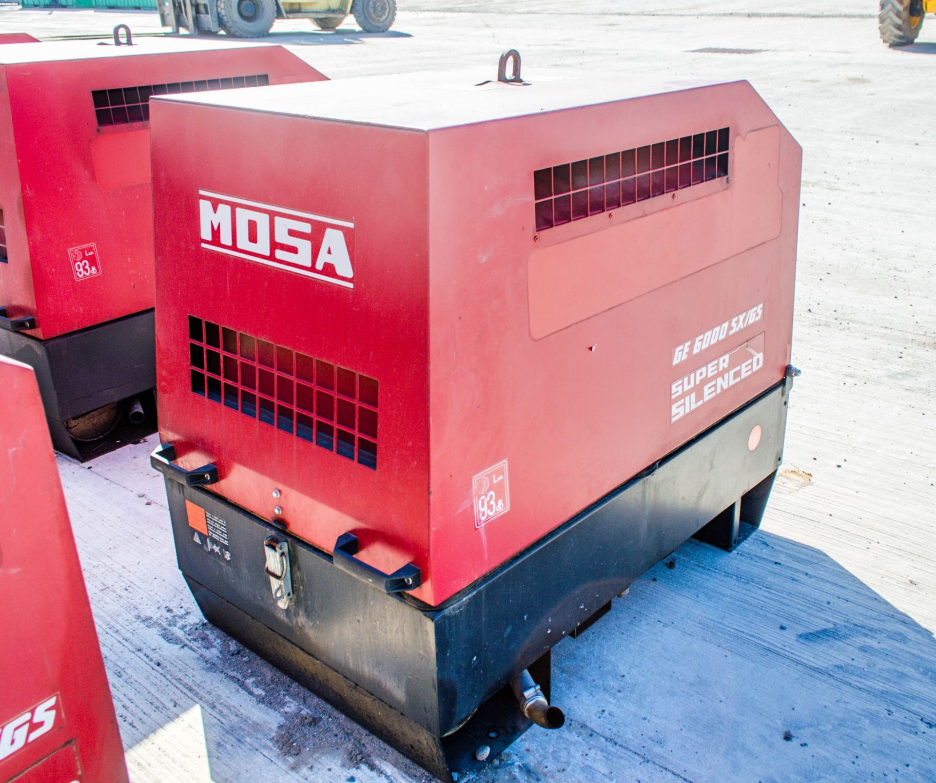 Mosa GE6000 SX/GS diesel driven generator Year: 2014 S/N: 037535 Recorded Hours: 747 1411-4908 - Image 2 of 4