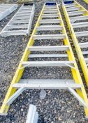 10 tread glass fibre framed step ladder A944163