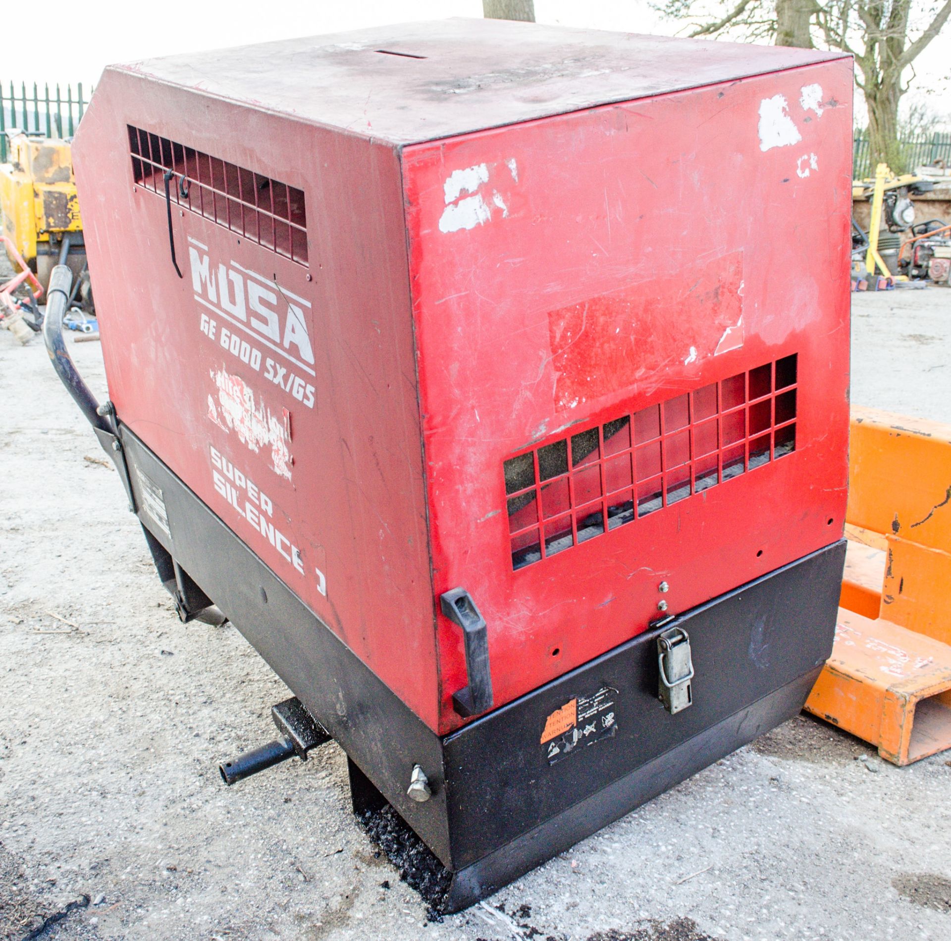 Mosa GE6000 SX/GS 6 kva diesel driven generator Recorded Hours: 2998 - Image 2 of 6