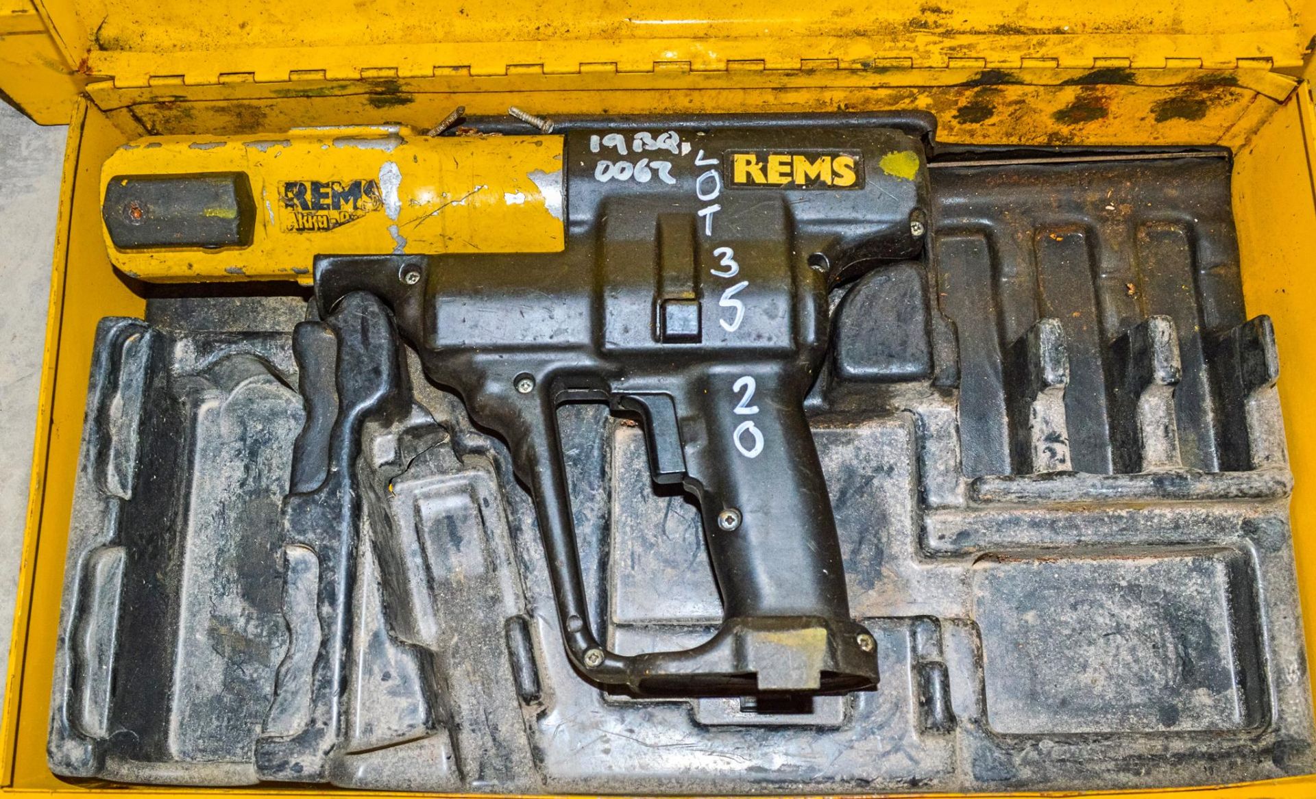 Rems cordless press tool c/w carry case 19BQ0062 ** No battery or charger **