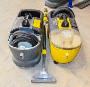 2 - Karcher 240v carpet cleaners ** Parts missing **