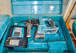 Makita BHR262 36v cordless SDS rotary hammer drill c/w charger & carry case ** No battery **