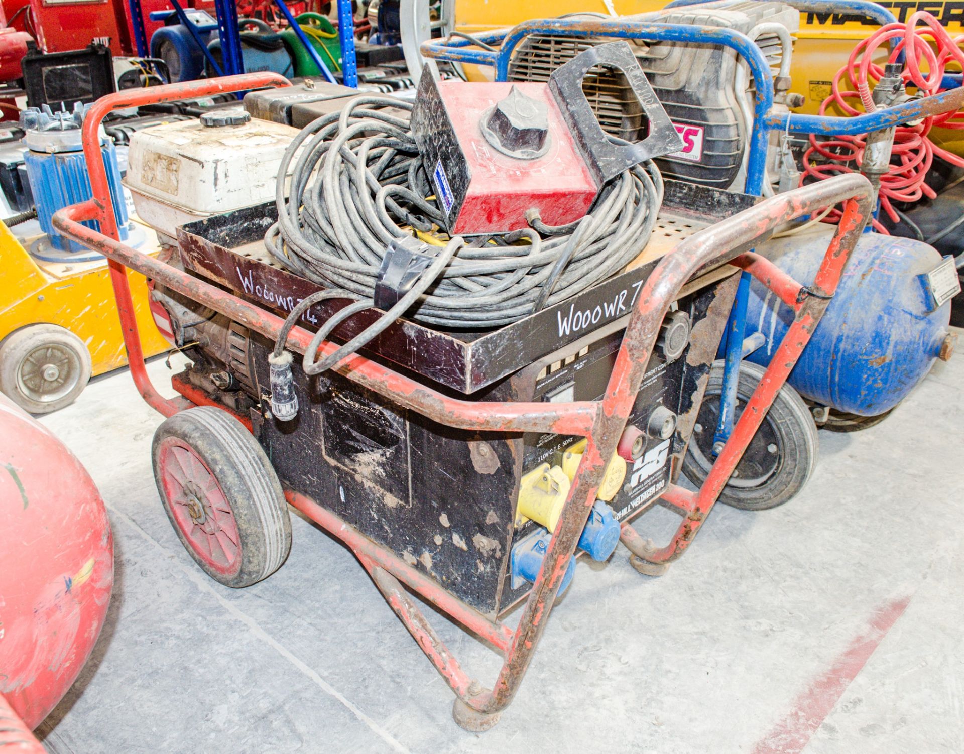 Haverhill Weldagen 200 petrol driven welder/generator W000WR74 ** Pull cord assembly & switch