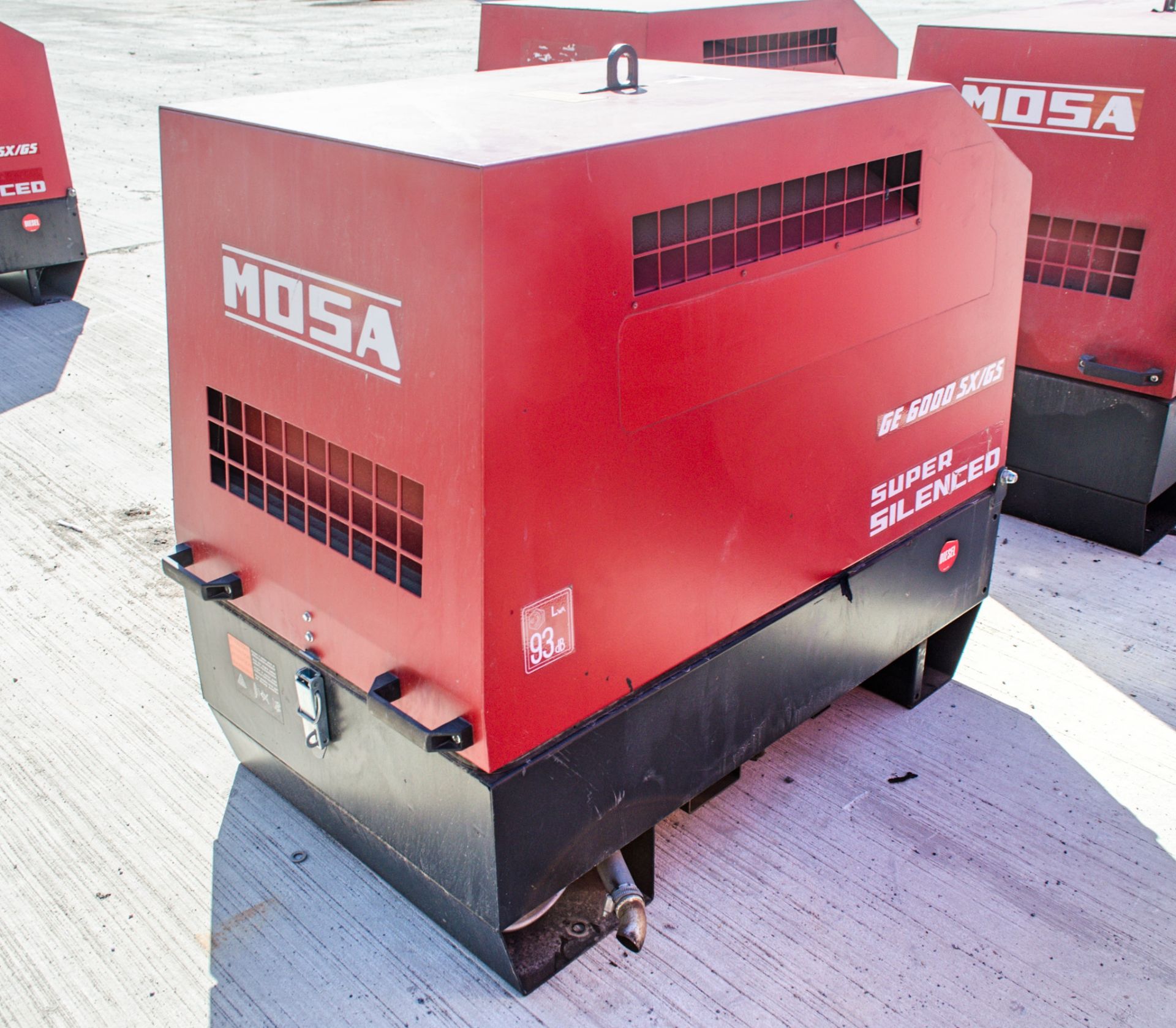 Mosa GE6000 SX/GS diesel driven generator Year: 2015 S/N: 046202 Recorded Hours: 430 - Image 2 of 4