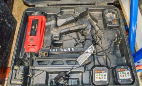 Montana cordless nail gun c/w 2 - batteries, charger & carry case 04241122