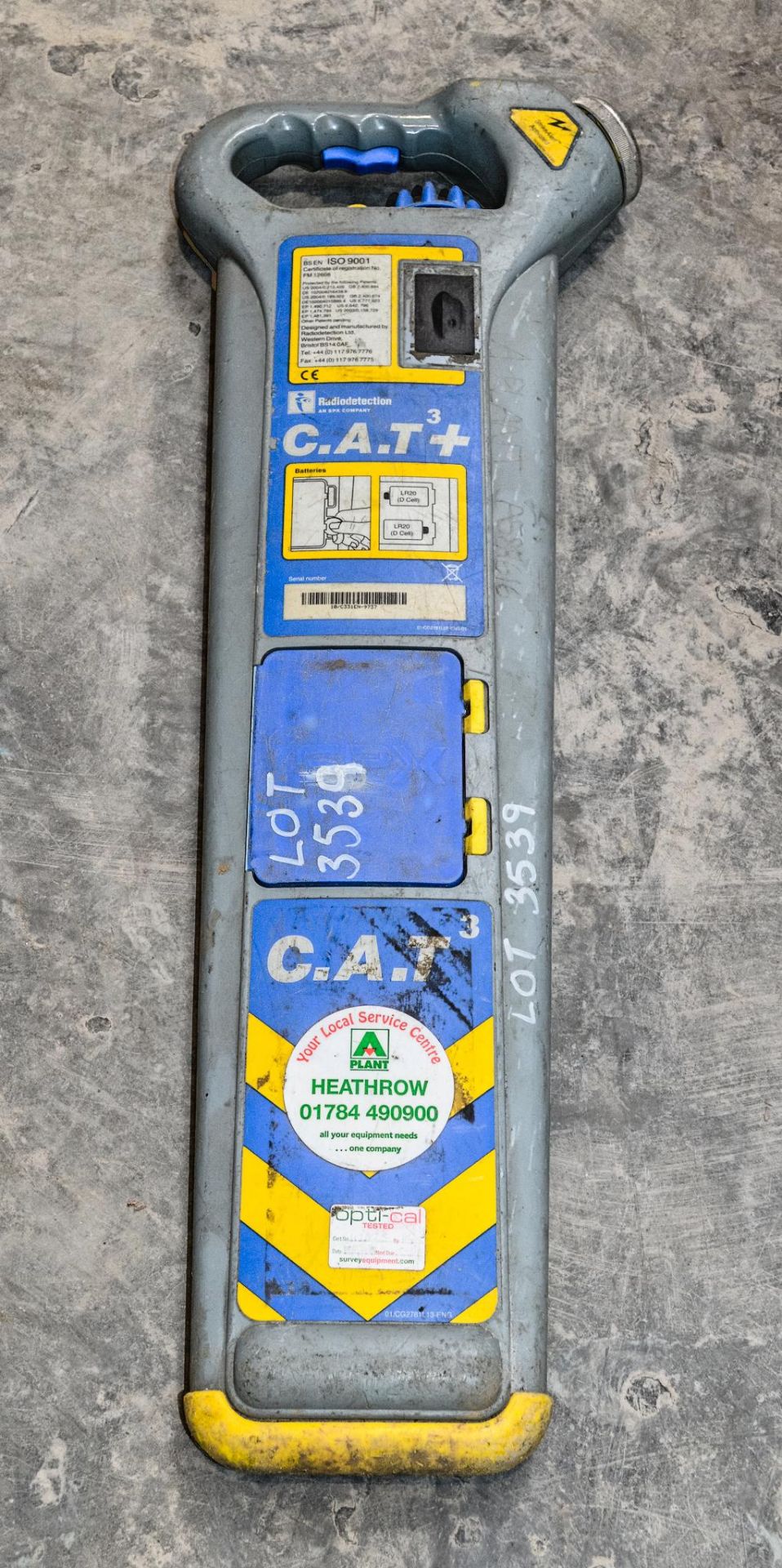 Radiodetection CAT3+ cable avoidance tool A589616