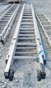 3 stage extending aluminium ladder 3359-0203
