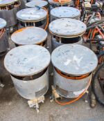 6 - Calor gas dust bin heaters