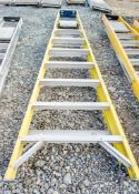 8 tread glass fibre framed step ladder 3327-0624