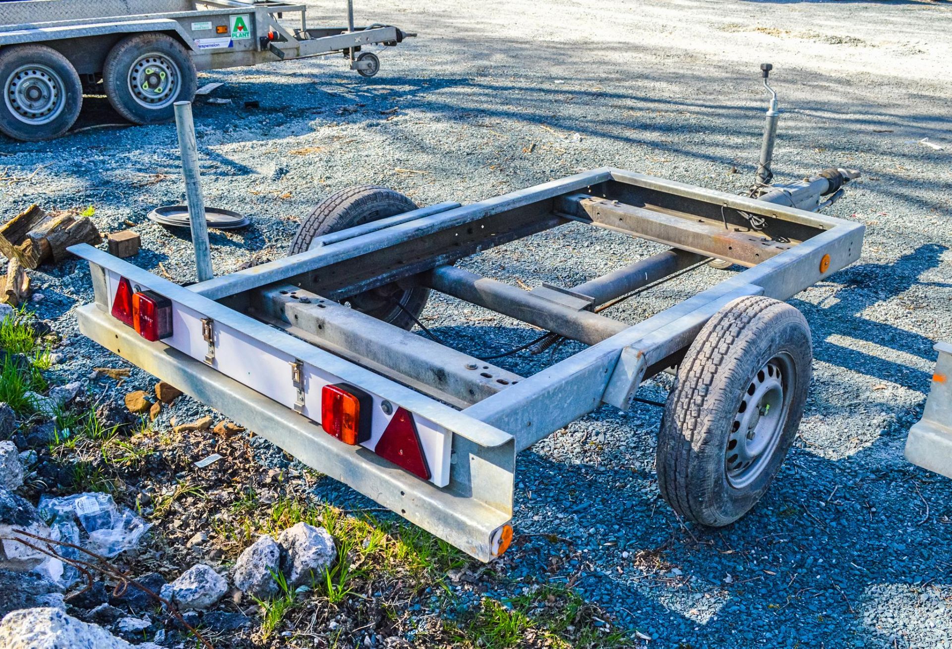 Knott Avonride single axle generator trailer  A676260 - Image 2 of 3