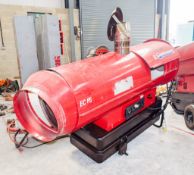 Arcotherm EC85 110v diesel fuelled warehouse heater 1411-2468 ** Parts missing & top loose **