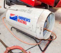 Andrews 110v gas fired space heater W00HE755 ** Plug missing **