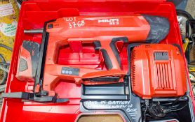 Hilti BX-3 22v cordless nail gun c/w battery, charger & carry case A753676