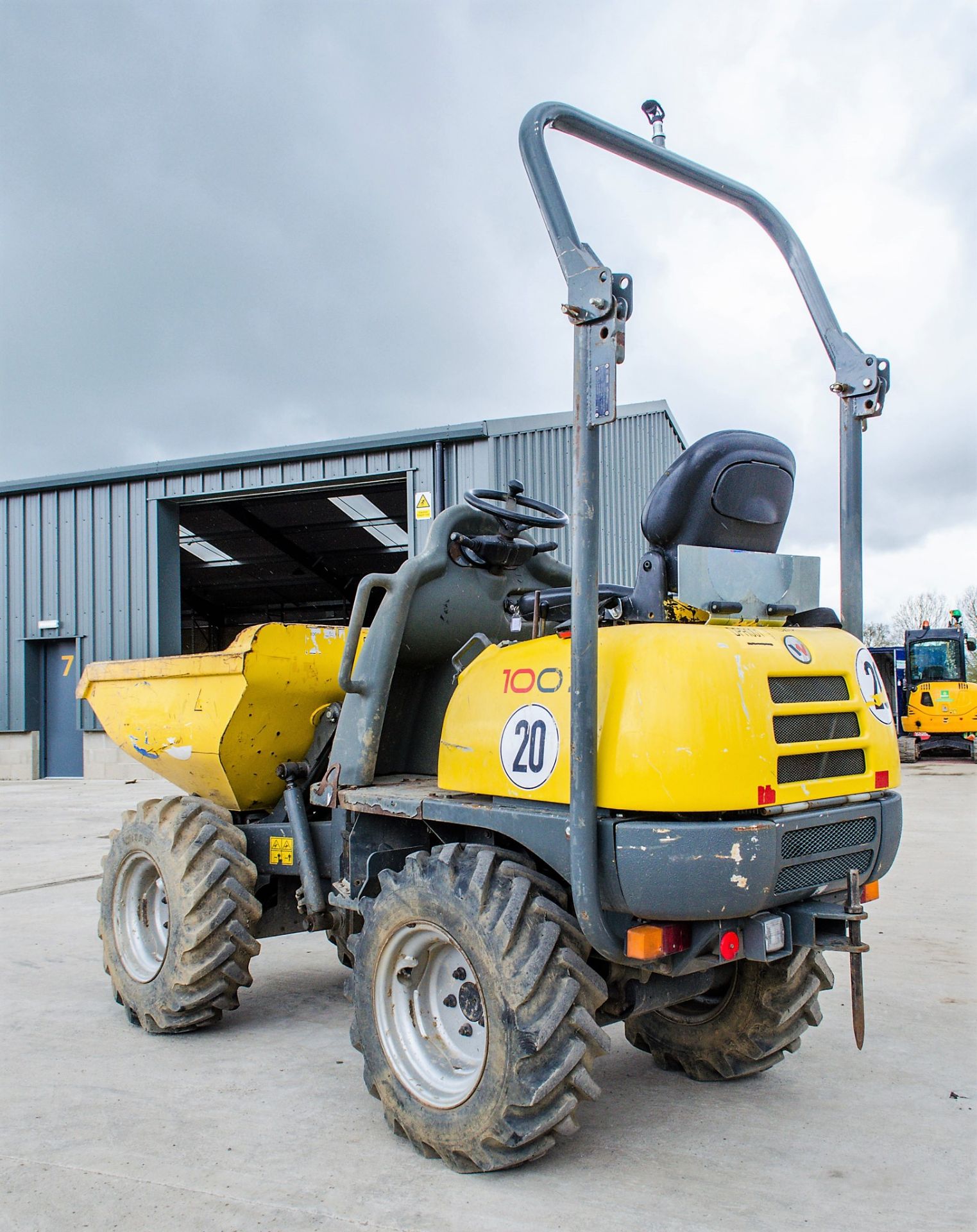 Wacker Neuson 1001 1 tonne hi tip dumper Year: 2016 S/N: 0664 Recorded Hours: 1242 DPR001 - Image 4 of 17