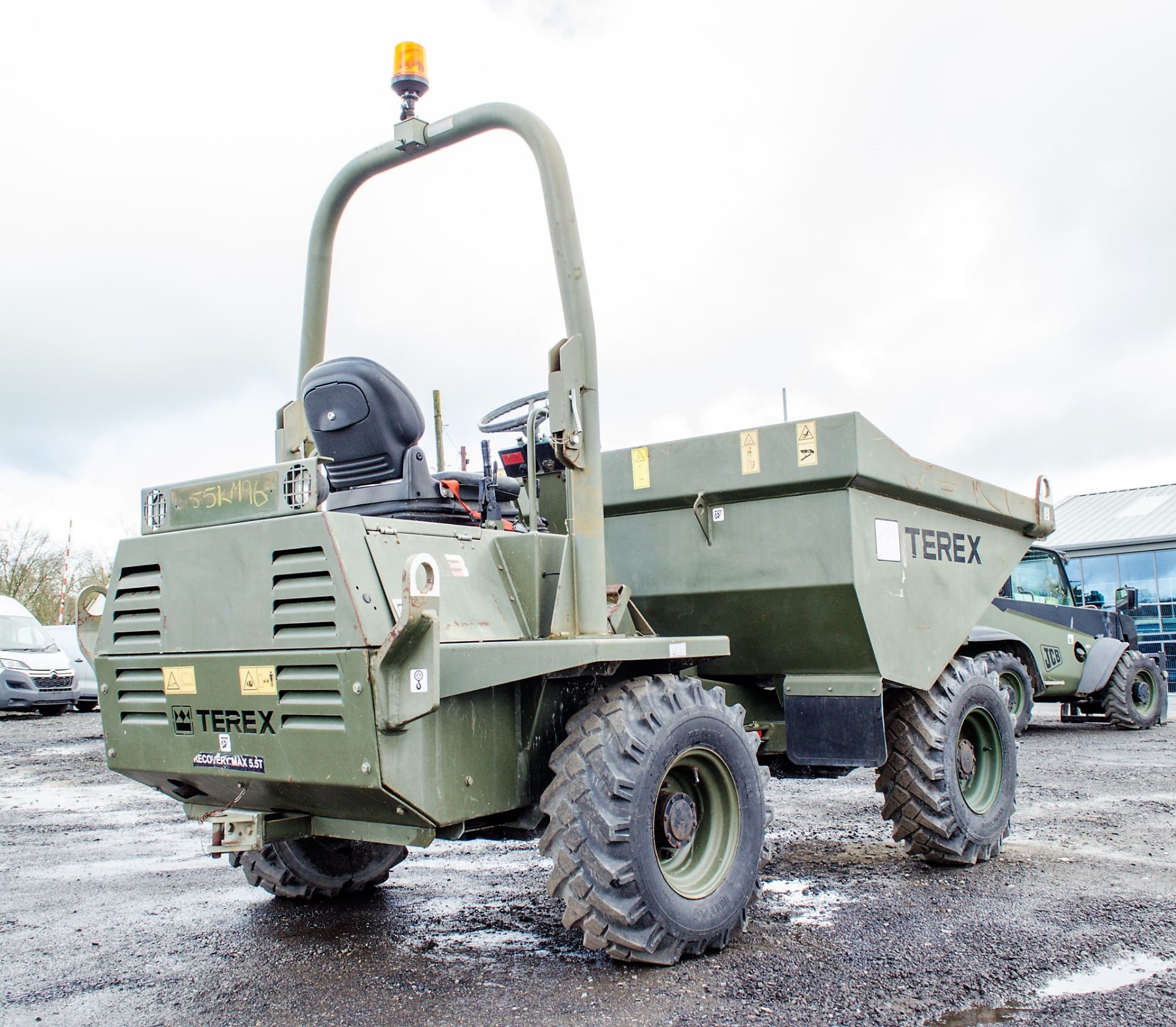 Benford Terex TA3 3 tonne straight skip dumper (EX MOD) Year: 2011 S/N: EBANJ2837 Recorded Hours: - Image 3 of 20