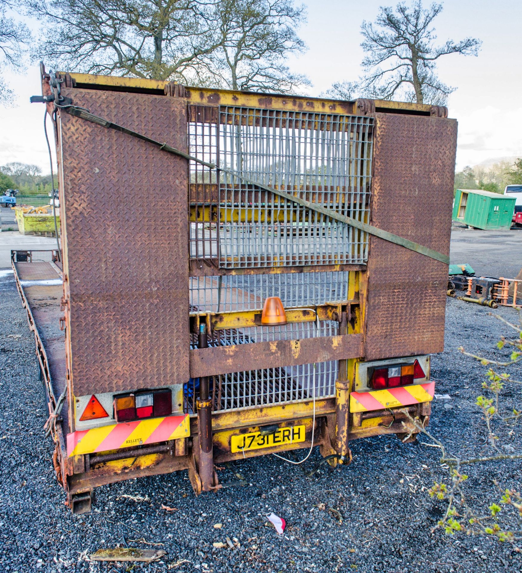 21ft x 8ft low loader trailer c/w hydraulic ramps TC - Image 6 of 8