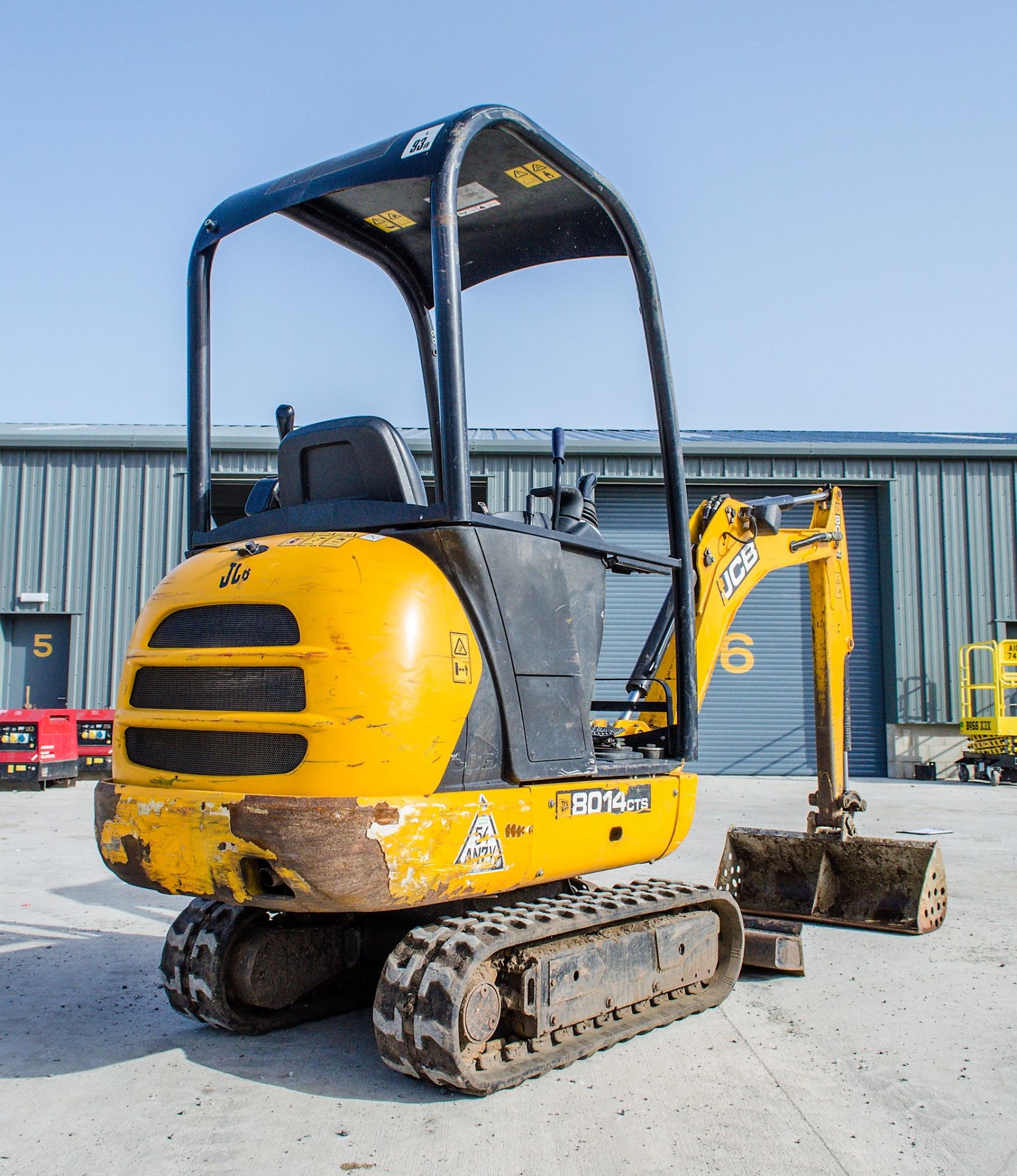 JCB 8014 CTS 1.5 tonne rubber tracked mini excavator Year: 2016 S/N: 2475227 Recorded Hours: 1133 - Image 4 of 18