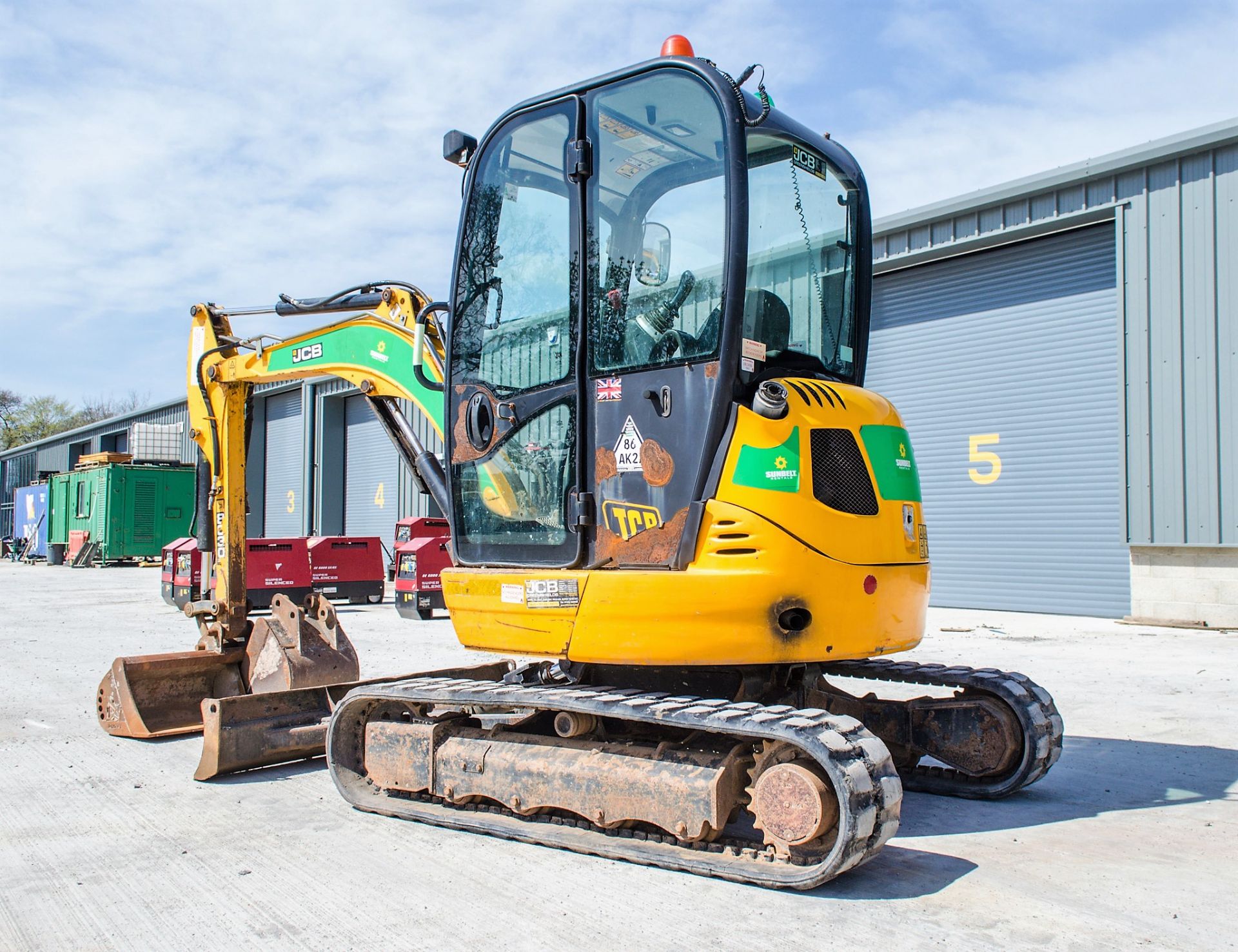 JCB 8030 ZTS 3 tonne rubber tracked mini excavator Year: 2014 S/N: 102116956 Recorded Hours: 2435 - Bild 3 aus 19