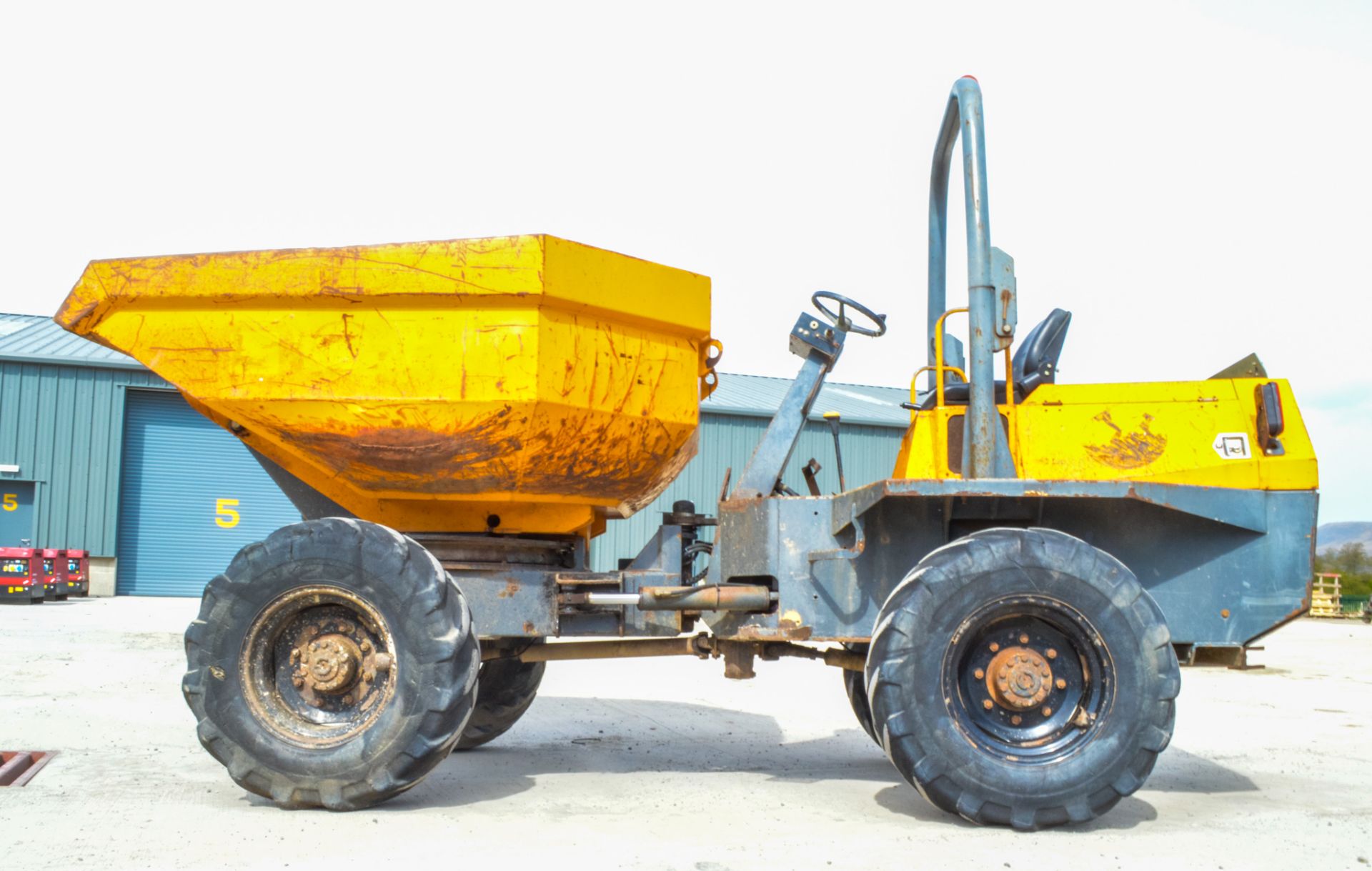 Terex PS6000 6 tonne swivel skip dumper Year: 2007 S/N: 706FX470 Recorded Hours: 3119 PN08 LDA - Image 6 of 20