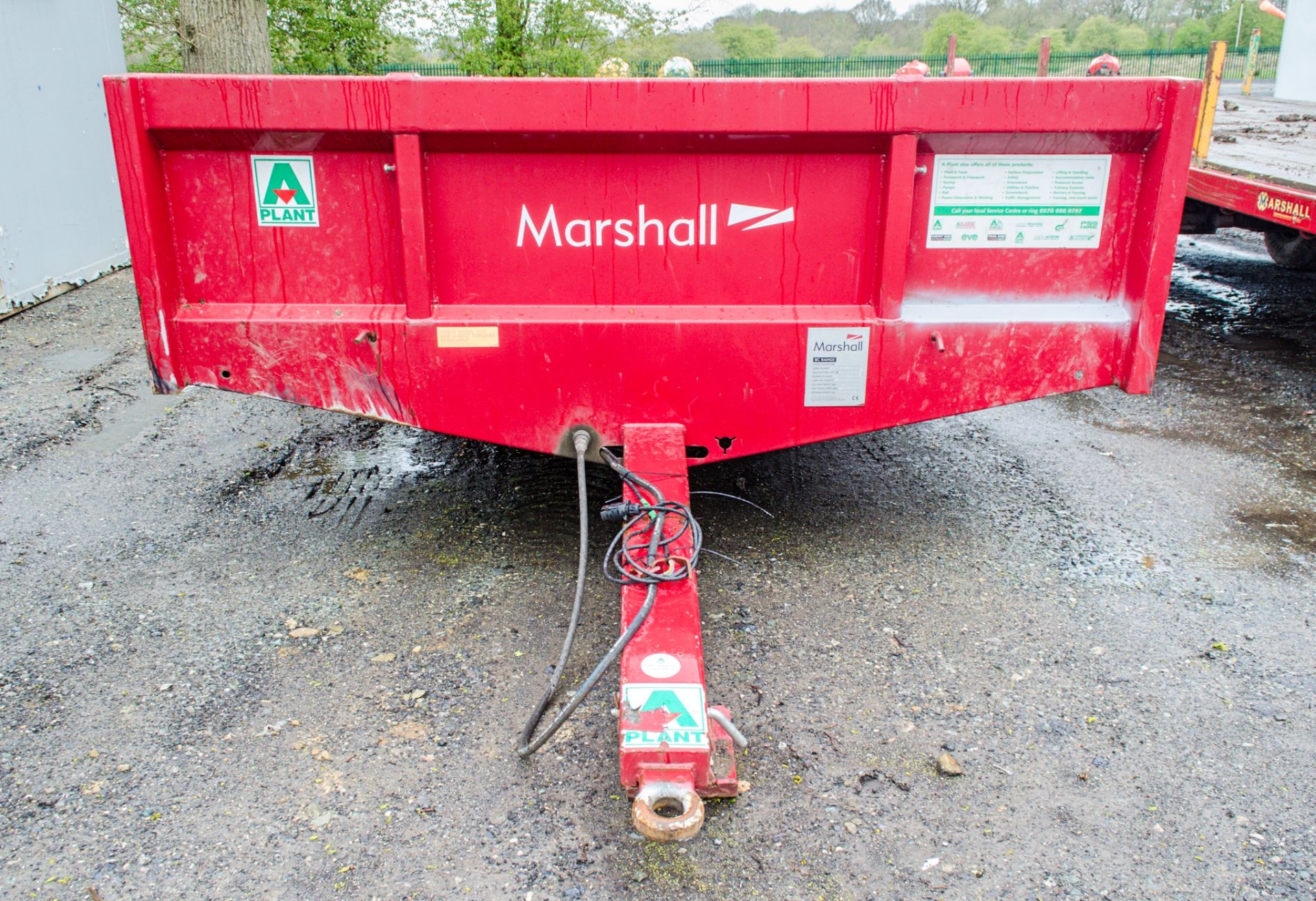 Marshall BC21 21ft x 8ft 8 tonne bale trailer Year: 2018 S/N: A106496 - Image 4 of 6