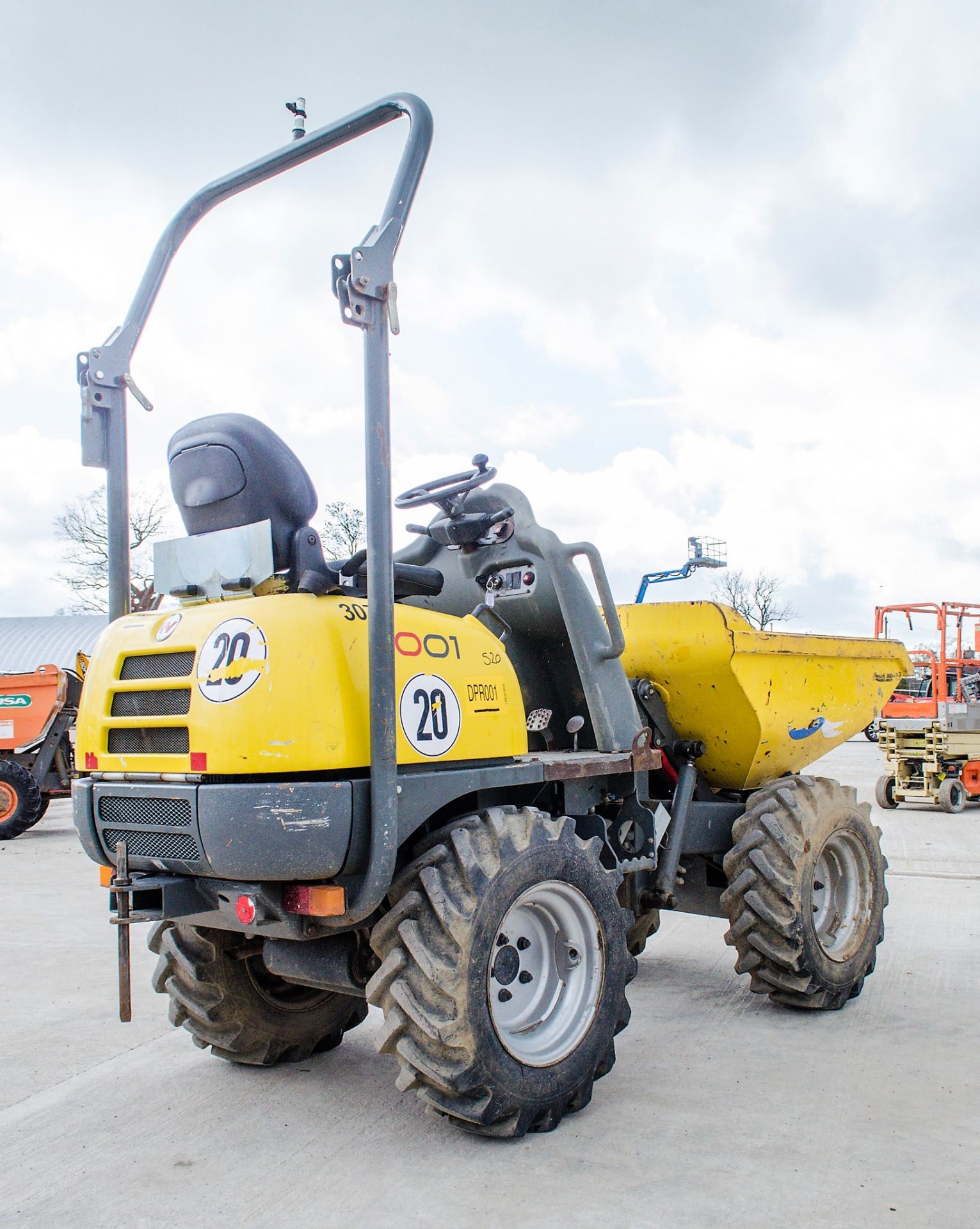 Wacker Neuson 1001 1 tonne hi tip dumper Year: 2016 S/N: 0664 Recorded Hours: 1242 DPR001 - Image 3 of 17