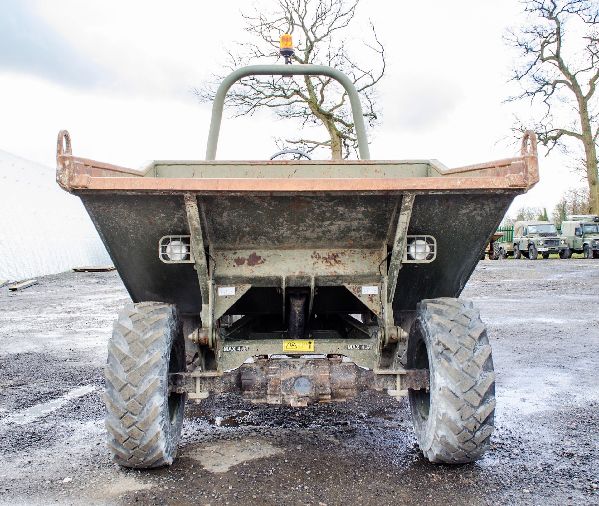 Benford Terex TA3 3 tonne straight skip dumper (EX MOD) Year: 2011 S/N: EBANJ2837 Recorded Hours: - Image 5 of 20