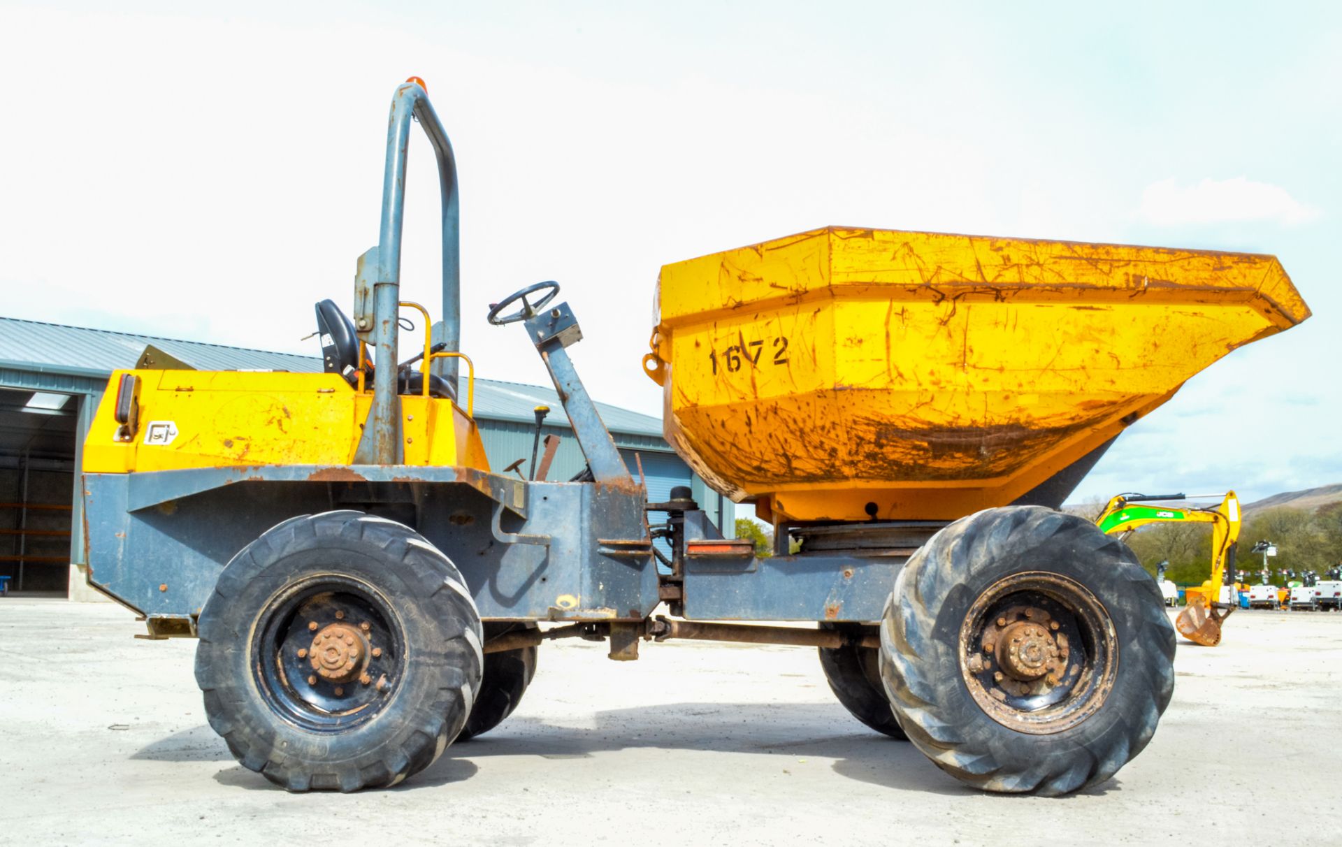 Terex PS6000 6 tonne swivel skip dumper Year: 2007 S/N: 706FX470 Recorded Hours: 3119 PN08 LDA - Image 5 of 20