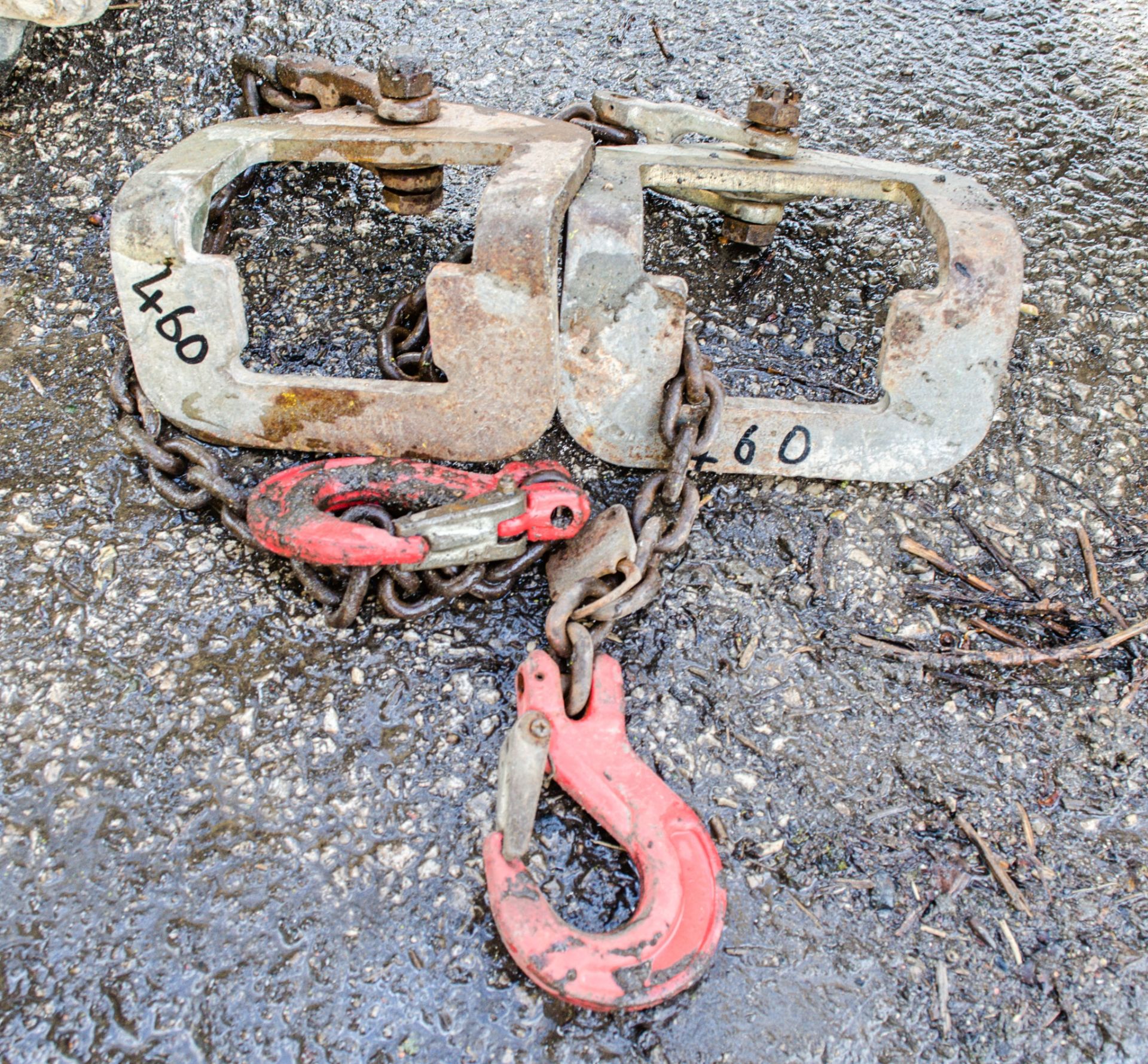 2 - rail clamps A840599/A840604