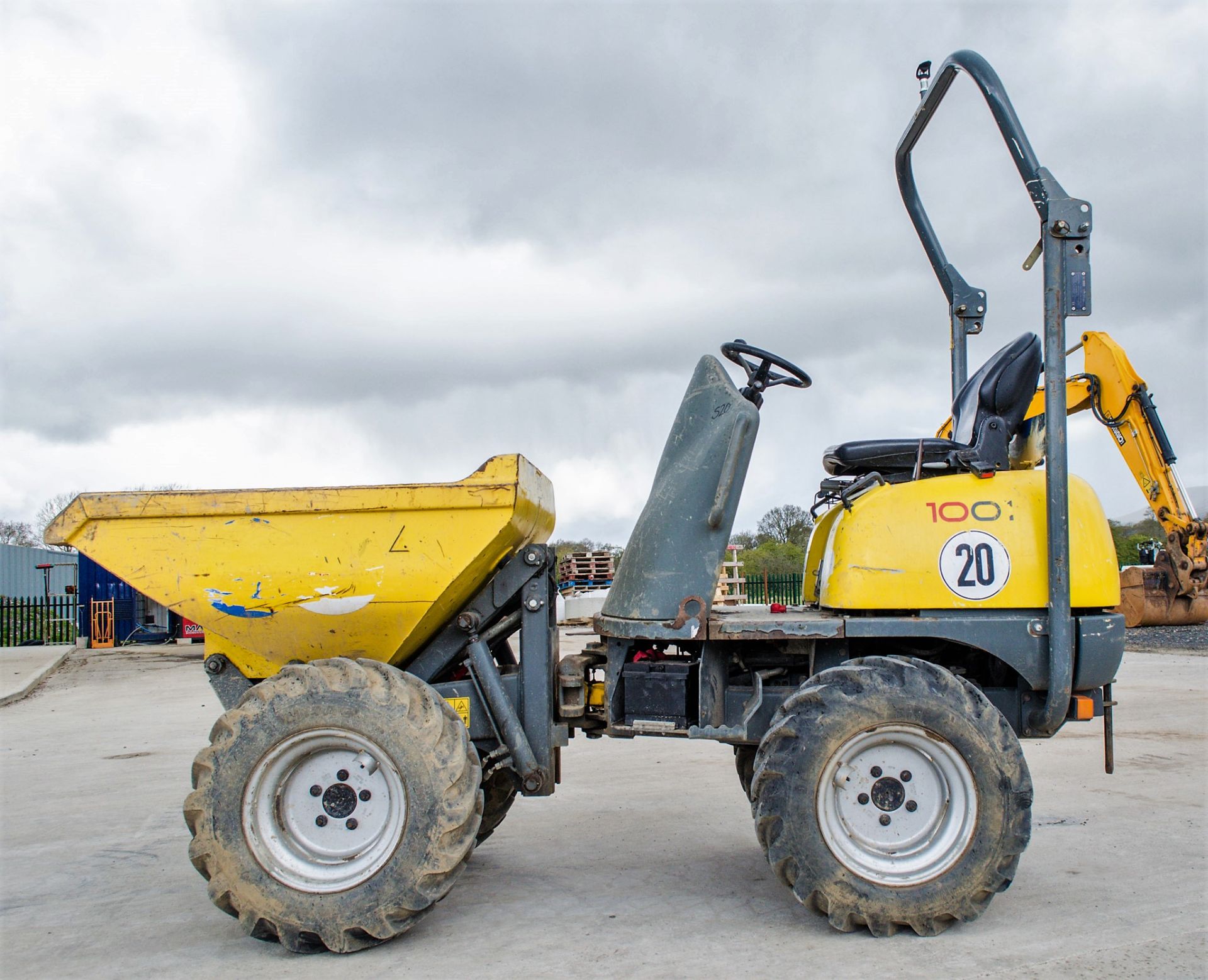 Wacker Neuson 1001 1 tonne hi tip dumper Year: 2016 S/N: 0664 Recorded Hours: 1242 DPR001 - Image 7 of 17