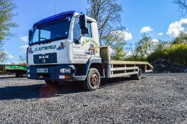 MAN LE8.180 4 x 2 7.5 tonne beaver tail plant lorry  Registration Number: NX04 KWH Date of