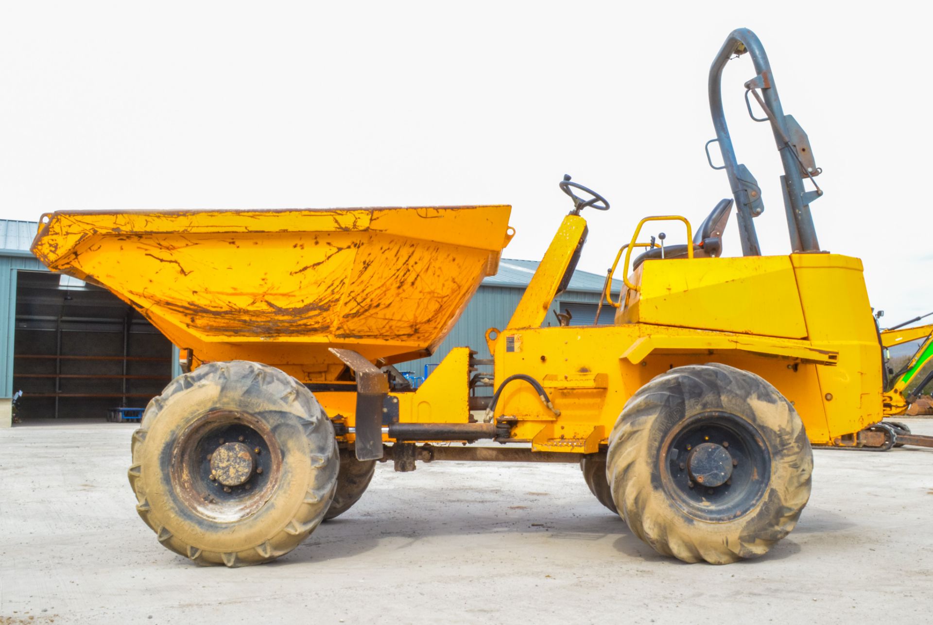 Thwaites 6 tonne swivel skip dumper Year: 2008 S/N:07B6325 Recorded Hours: 3964 1574 - Image 5 of 19