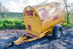 Trailer Engineering 2140 litre site tow bunded fuel bowser c/w 12v electric pump, delivery hose &