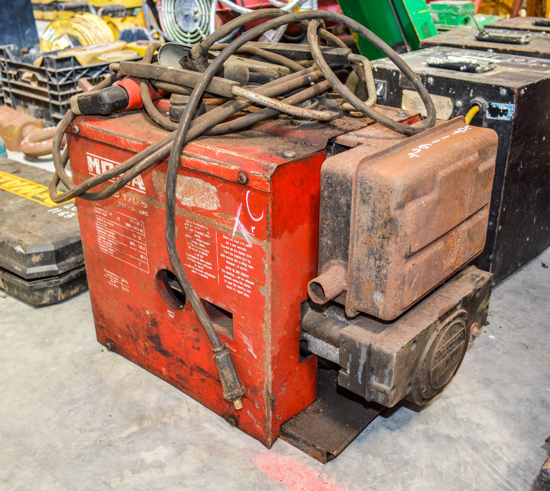 Mosa MS170S petrol driven welder c/w leads TC