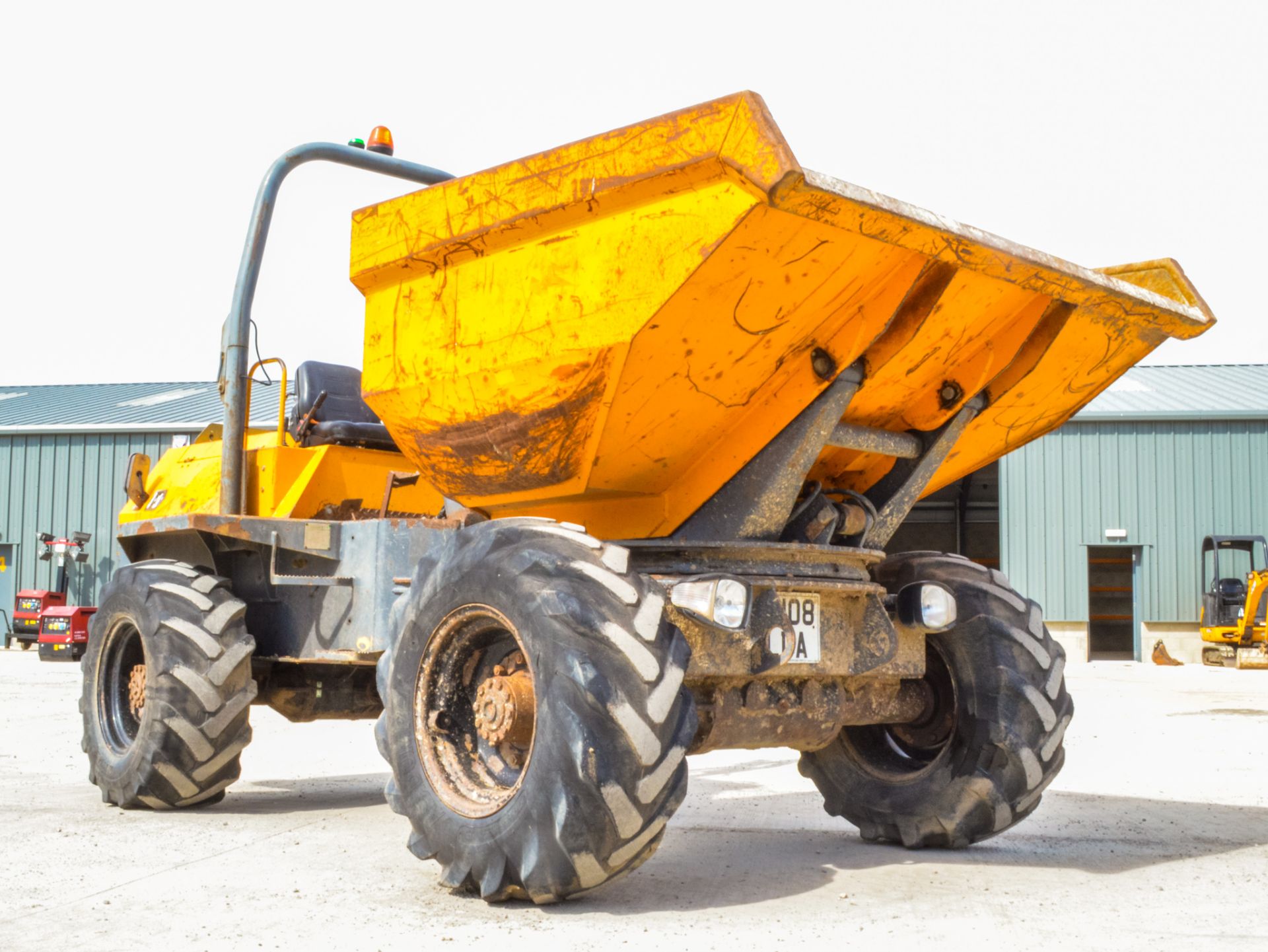 Terex PS6000 6 tonne swivel skip dumper Year: 2007 S/N: 706FX470 Recorded Hours: 3119 PN08 LDA - Image 2 of 20