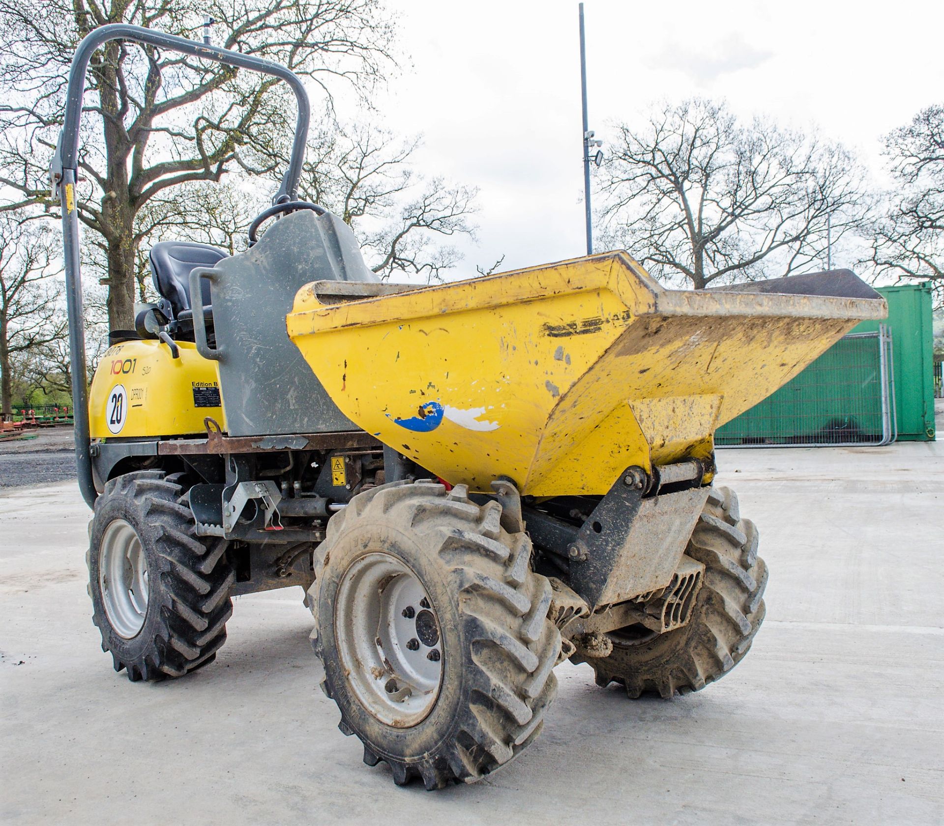 Wacker Neuson 1001 1 tonne hi tip dumper Year: 2016 S/N: 0664 Recorded Hours: 1242 DPR001 - Image 2 of 17