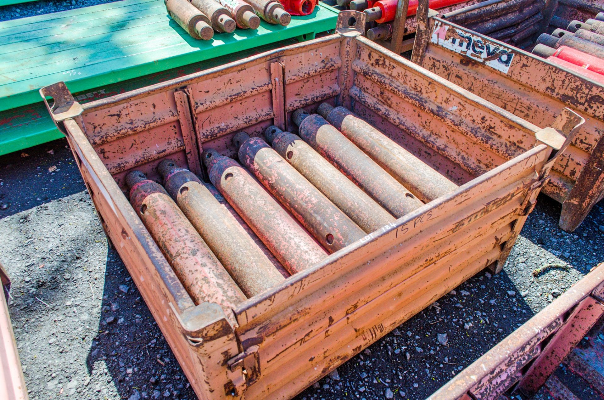 Stillage of trench box connectors